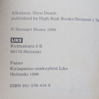 Stewart Home - Ajatuksen loppu (nid.) - pikkukuva 3