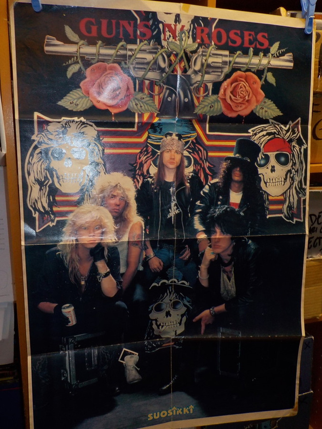 GUNS N' ROSES FOLD-OUT JULISTE