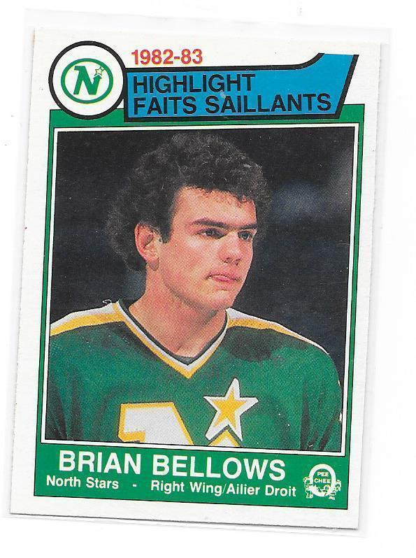 1983-84 OPC #165 Brian Bellows Minnesota North Stars