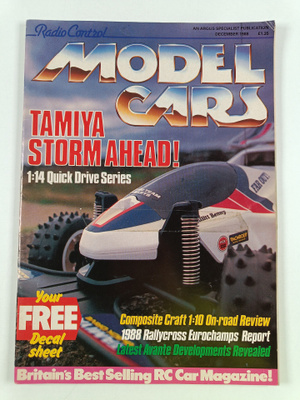 Radio control model cars, December 1988