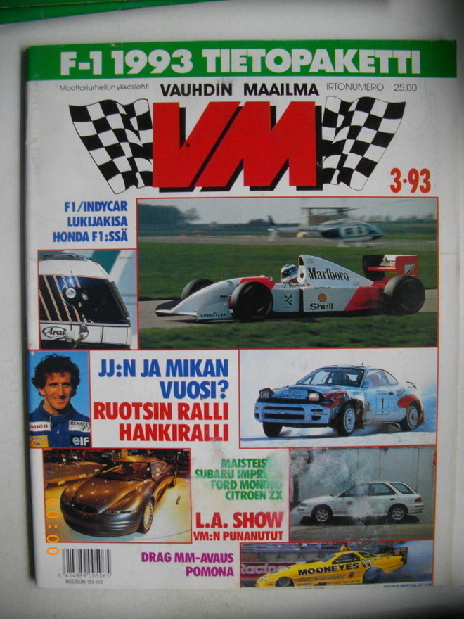 Vauhdin Maailma Nro 3/1993 (30.8)