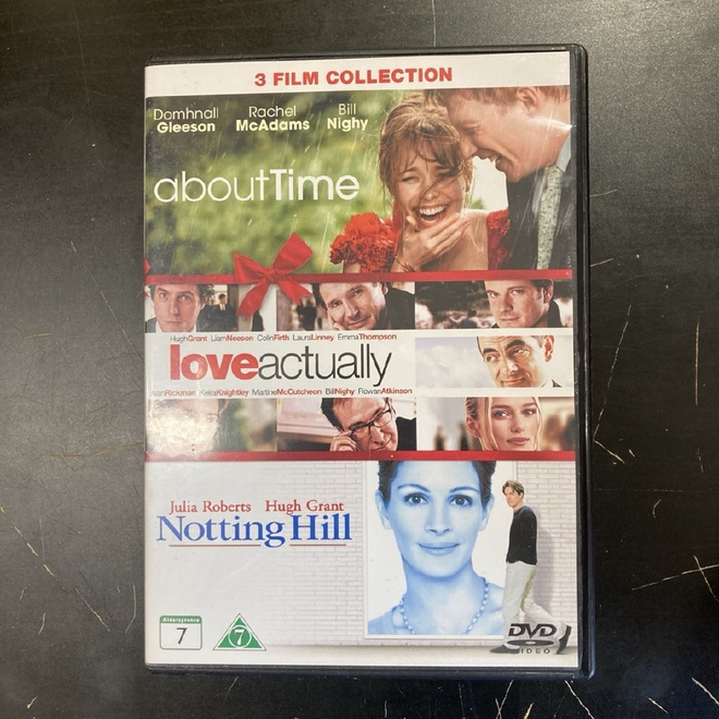 Oli aikakin / Rakkautta vain / Notting Hill 3DVD