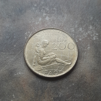 Italia 200 lire 1980 R