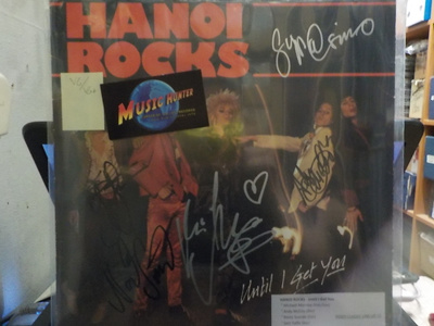 HANOI ROCKS - UNTIL I GET YOU.UK -83. VG/VG+.+NIMMARIT LP