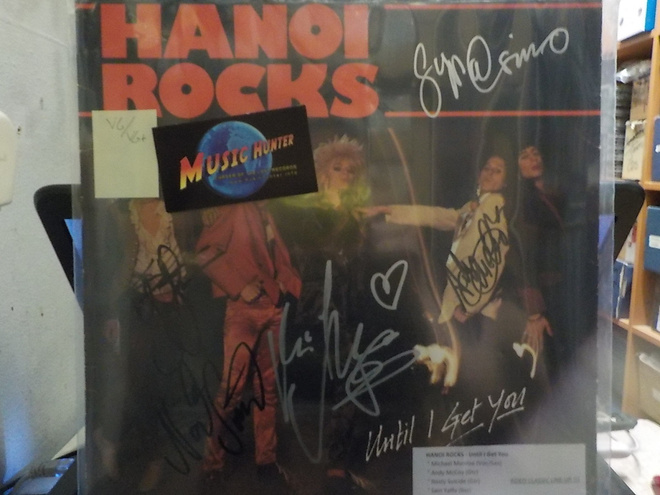 HANOI ROCKS - UNTIL I GET YOU.UK -83. VG/VG+.+NIMMARIT LP