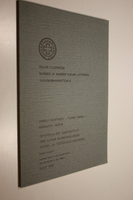 Anneli Koistinen : Deverbaaliset substantiivit 1960-luvun...