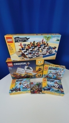 LEGO PIRATES! Merirosvoja yht 5 settiä + polybag