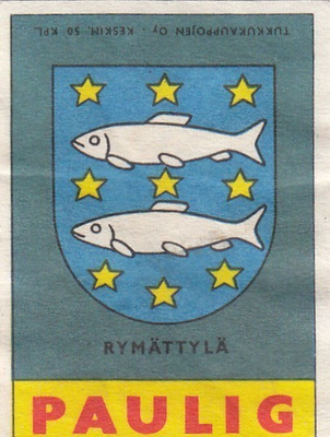 Rymättylä . vaakuna, Paulig     b332