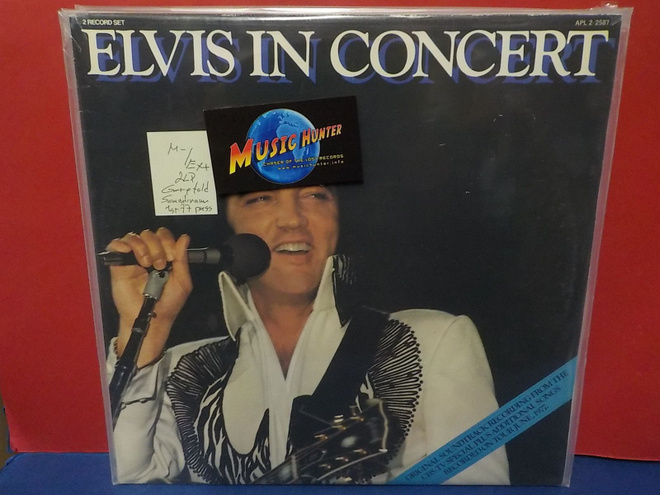 Elvis Presley - Elvis In Concert M-/EX+ 2LP