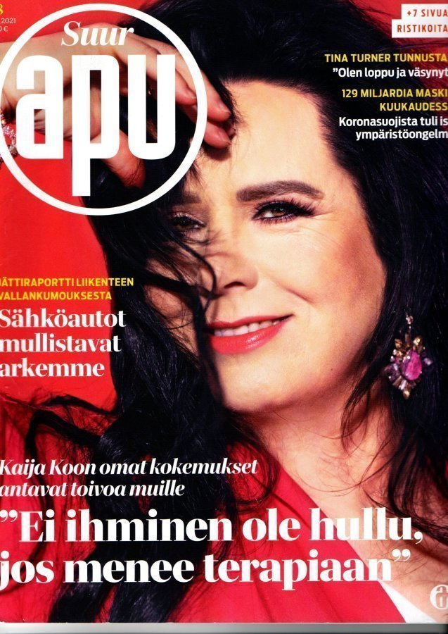 Apu n:o 18 2021 Kaisa Koo. Tina Turner. Bodgaus. Edu Kettune