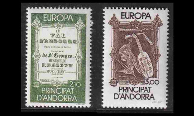 Andorra Fr 360-1 ** Europa musiikkivuosi (1985)