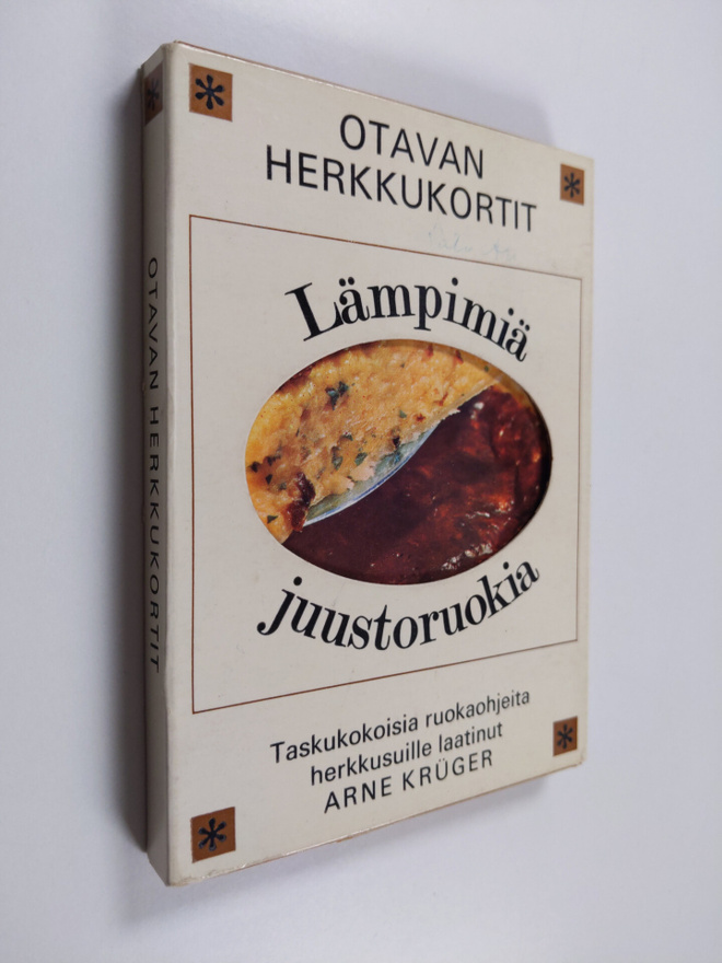 Arne Kruger : Lämpimiä juustoruokia : Taskukokoisia ruoka...