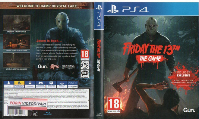 Friday The 13Th The Game	(62 634)	k		PS4							18 - ikäraja