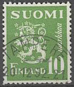 1952 10mk vihreä leijona Tre-52 er.kaunis