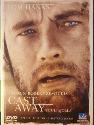 CAST AWAY - TUULIAJOLLA DVD (Tom Hanks)