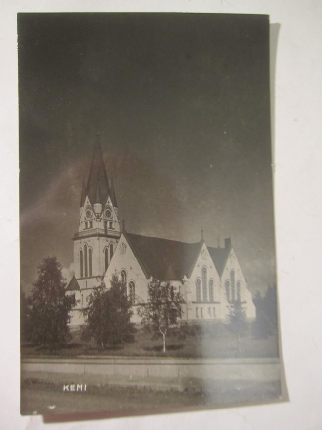 VANHA Postikortti Kemi 1950-l Alkup.Mallikappale