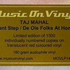 TAJ MAHAL : Giant Step - 2LP, LTD - pikkukuva 4