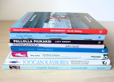 Kuntoilu ja liikunta kirjoja
