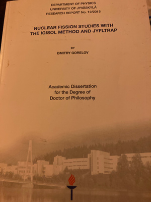 DMITRY GORELEV: NUCLEAR FISSION STUDIES WITH THE IGISOL…