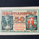 Tanskan Notgeld, Cristiansfeld marts1920 - pikkukuva 1