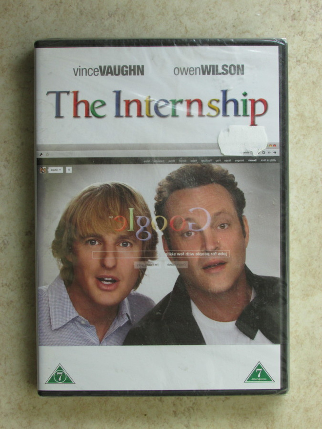 The Internship, DVD. UUSI. Vince Vaughn, Owen Wilson