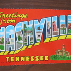 Greetings from Nashville 1970-luku sommitelmakortti - pikkukuva 1