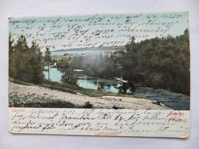 VANHA Postikortti Terijoki Luov Karjala 1903
