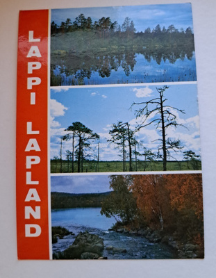 Lappi, kolmikuva, kulkenut 1969