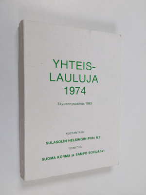 Suoma ym. (toim.) Korma : Yhteislauluja 1974