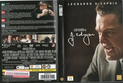 J. Edgar (12 989) k -FI- DVD nordic, leonardo dicaprio 2011