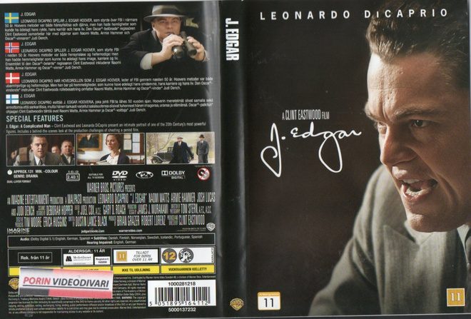 J. Edgar	(12 989)	k	-FI-	DVD	nordic,		leonardo dicaprio	2011