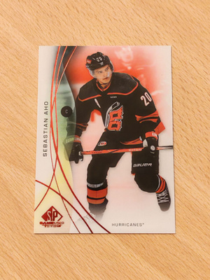 2024-25 SP Game Used Sebastian Aho Red Parallel