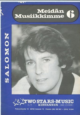 Salomon = Timo Antero Silvennoinen Nuottivihko 16 Sivua 1980