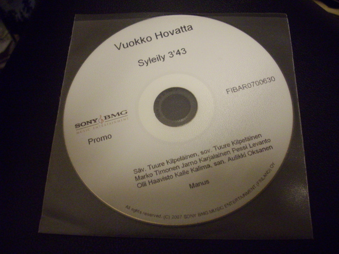 VUOKKO HOVATTA: Syleily CDS ( Sis.postikulut )
