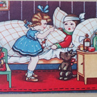 Margret Boriss: Lapsi hoivaa sairasta lasta, p.1936 - pikkukuva 1