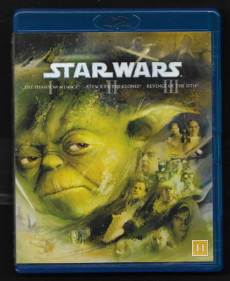 Blu-ray - Star Wars I-III (3 levyä)