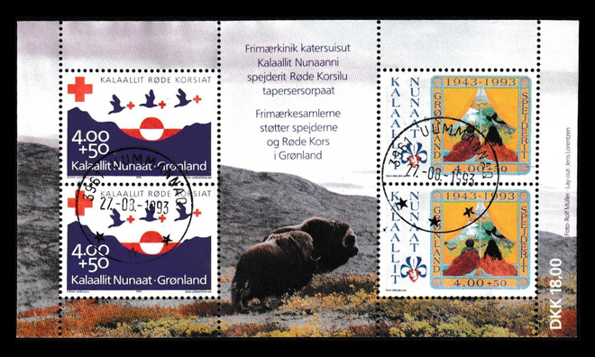 Grönlanti 236-7BL04 o Punainen Risti ja partio (1993)