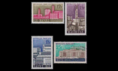 Ranska 1188-91 ** Kaupunkinäkymiä (1958)