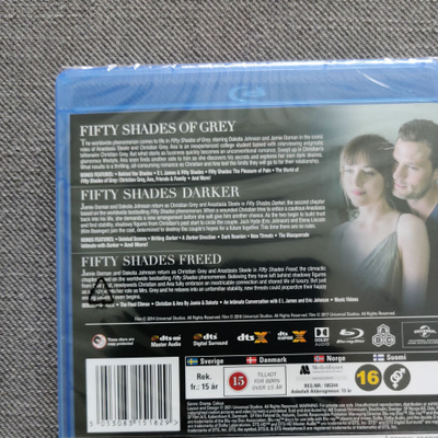 Fifty shades 3movie collection uusi