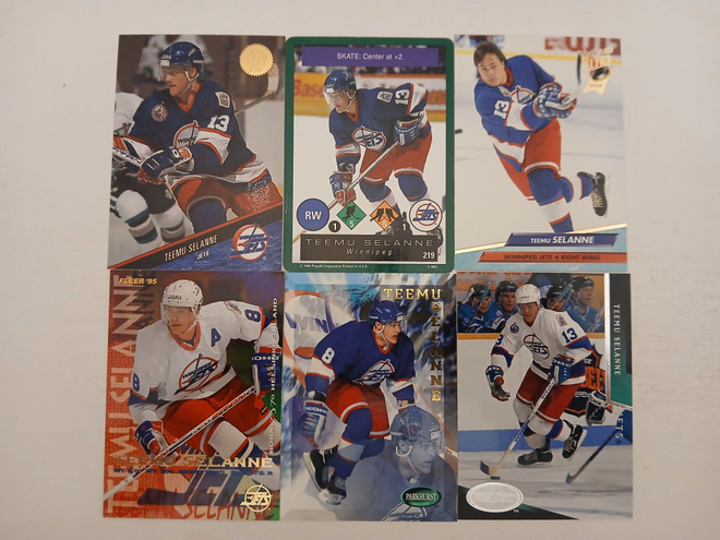 Teemu Selänne x 6kpl / Winnipeg Jets