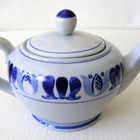 Arabia Olga Osol BLUE LAUREL teekannu - pikkukuva 1