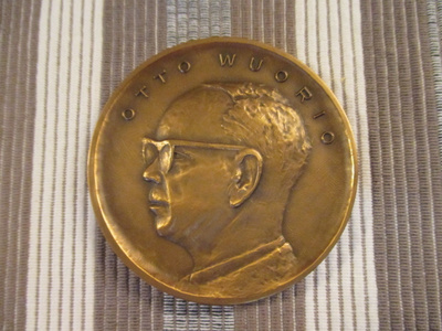 Otto Wuorio mitali /Kalervo Kallio.