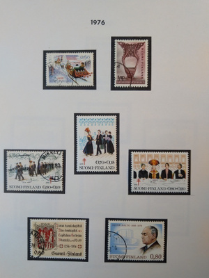 1976 Suomi postimerkki 7 kpl