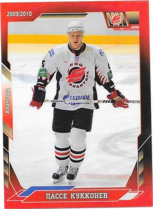 2009-10 KHL #14 Lasse Kukkonen Avangard Omsk Kärpät
