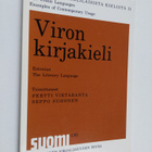 Näytteitä uralilaisista kielistä 2 : Viron kirjakieli = T... - pikkukuva 1