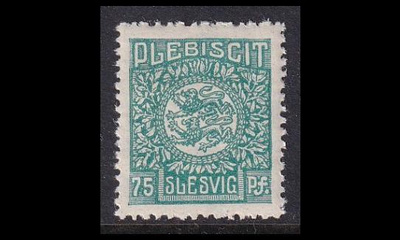 Slesvig 10 * Vaakuna 75 Pf (1920)