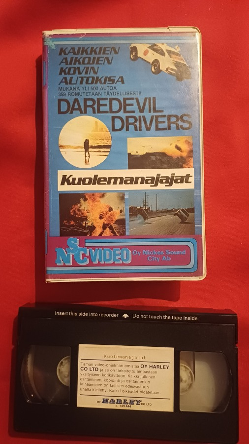 Kuolemanajajat (Daredevil Drivers), Fix VHS, Walthers Video-