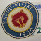 VANHA Kangasmerkki Karhu-Kissat 1938 Jääkiekko Pienempi Koko - pikkukuva 1