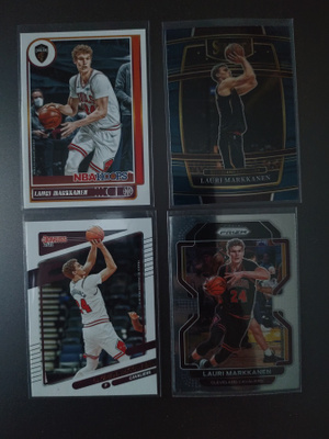 4 Lauri Markkanen koripallokorttia
