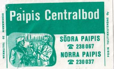 Södra Paipis, Norra Paipis , Paipis Centralbod   1/10